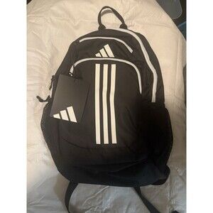 Adidas Striker 2 Black White 3 Stripes Backpack